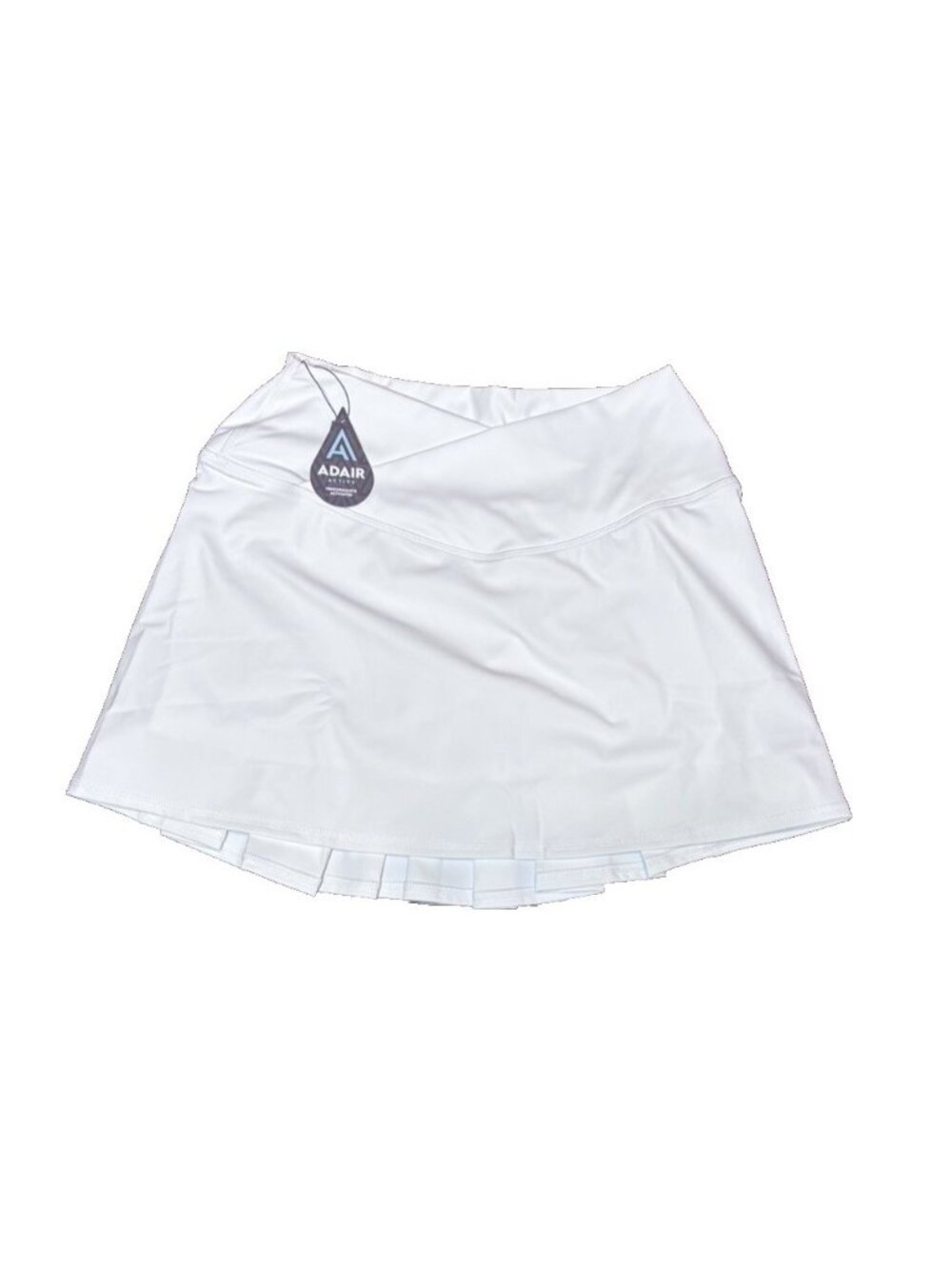 Adair Cross Waist Women's White 13.5'' Pull-On Skort - Pickleball/Tennis/Golf